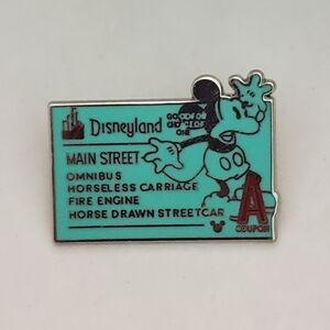 Disney Pin Trading Mickey Mouse Ticket Series A Ticket Collection Pin